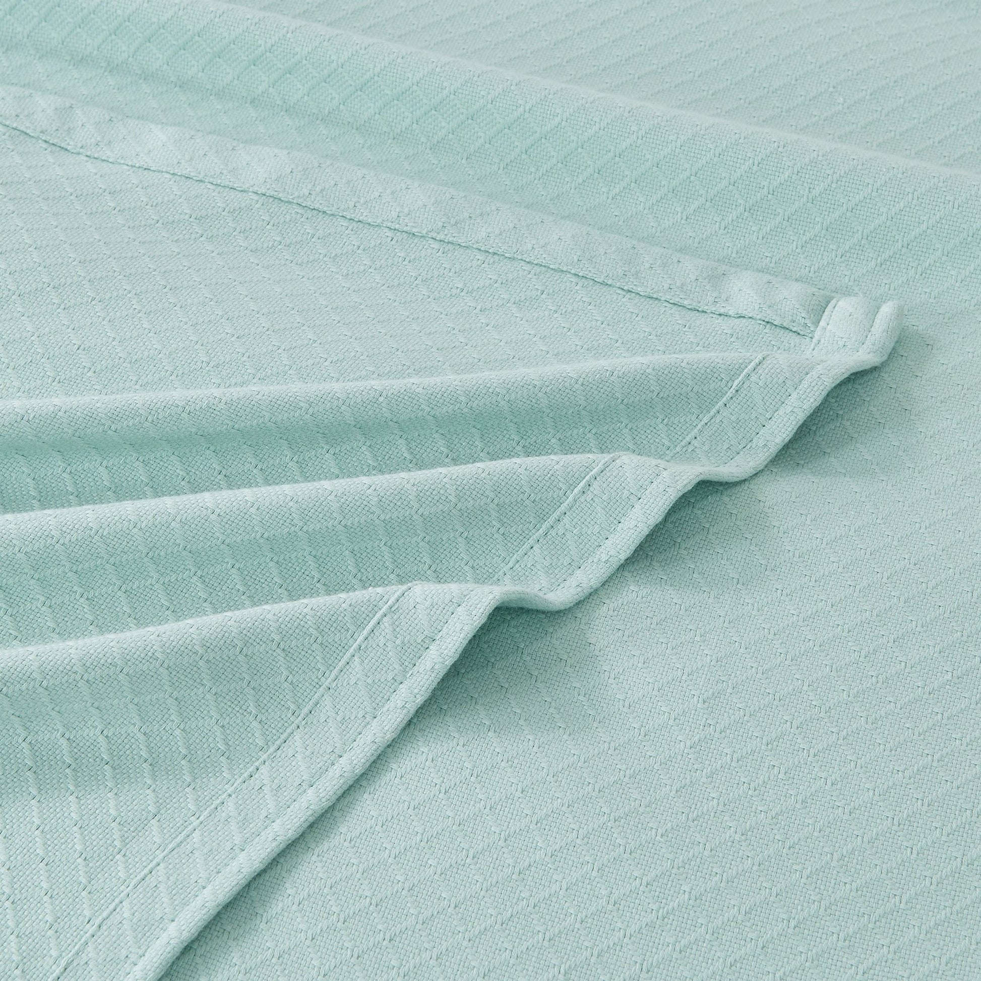 Egyptian Cotton Diamond Blanket - Quahog Bay Bedding