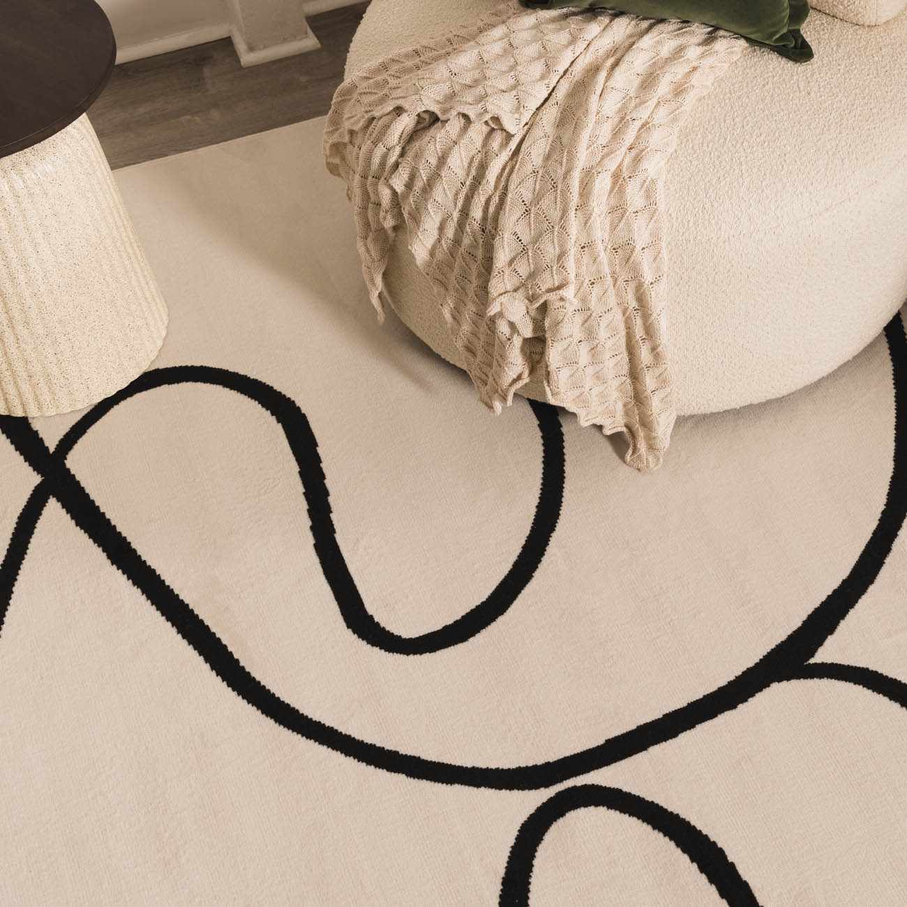 Eilir Modern Low Profile Boho Rug - Quahog Bay Bedding