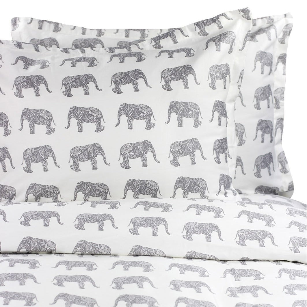 Elephants Duvet Set - Quahog Bay Bedding