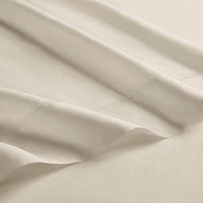 Elina American Grown Supima 500TC Cotton Percale Sheet Set - Off White - Quahog Bay Bedding