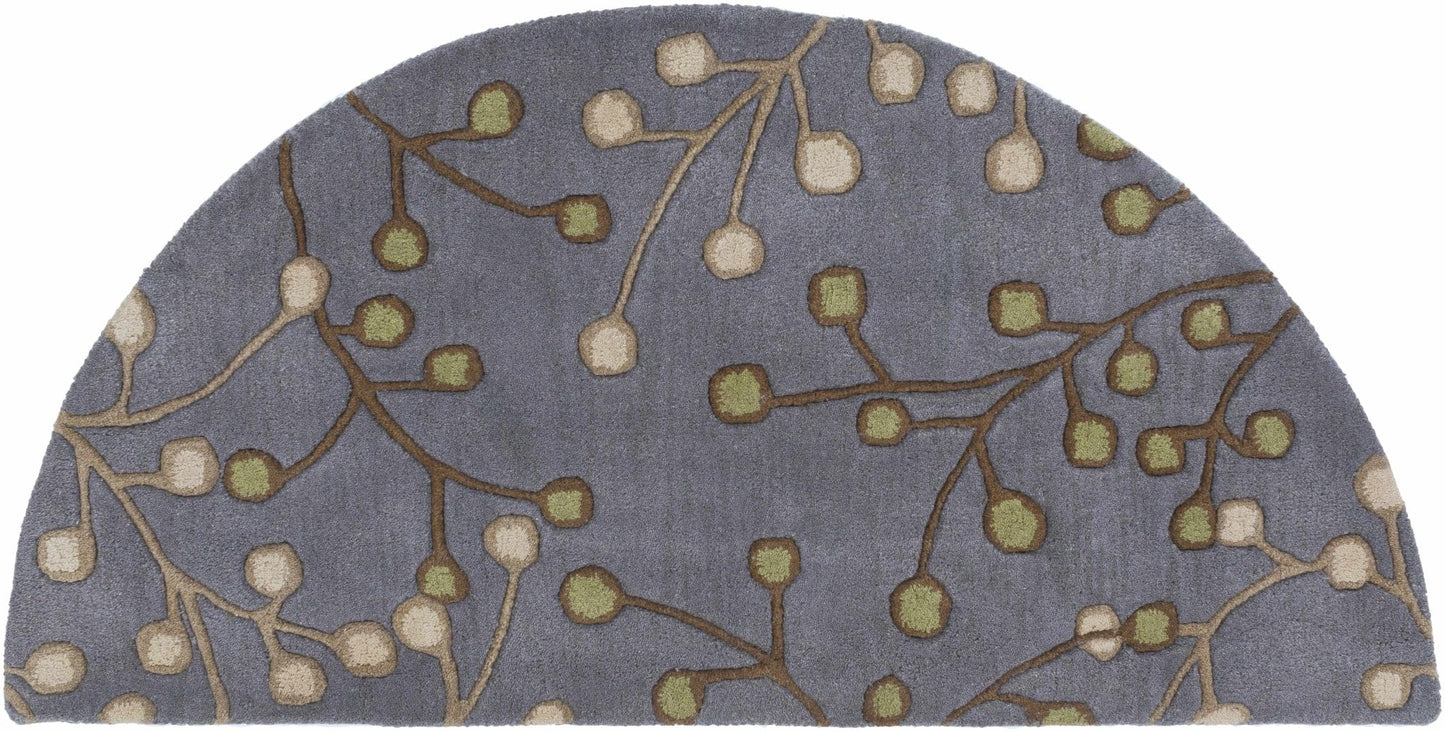 Elsu Brown Beige Wool Rug - Quahog Bay Bedding