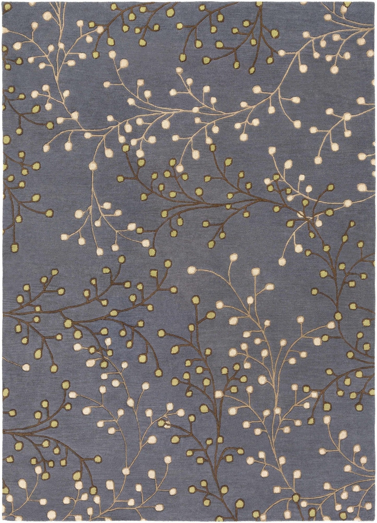 Elsu Brown Beige Wool Rug - Quahog Bay Bedding