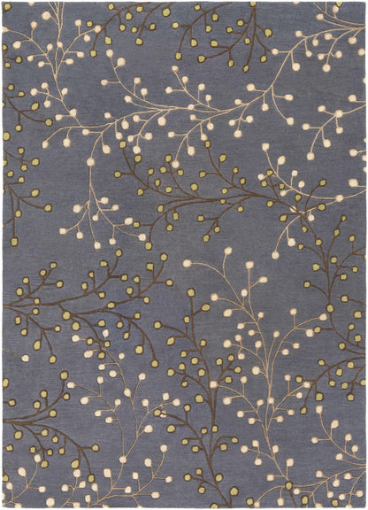 Elsu Brown Beige Wool Rug - Quahog Bay Bedding