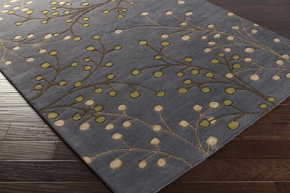 Elsu Brown Beige Wool Rug - Quahog Bay Bedding