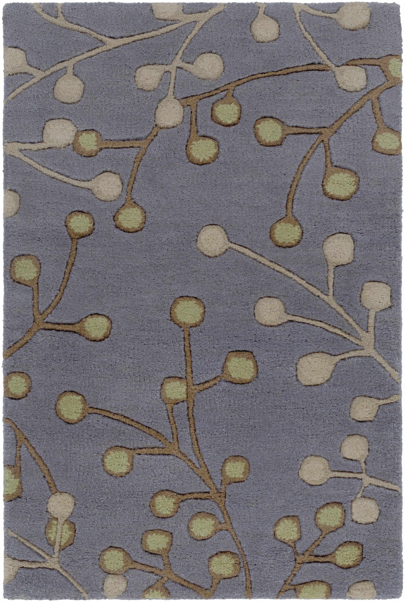 Elsu Brown Beige Wool Rug - Quahog Bay Bedding