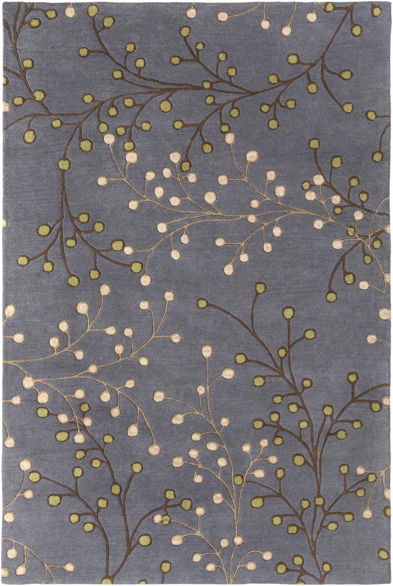 Elsu Brown Beige Wool Rug - Quahog Bay Bedding