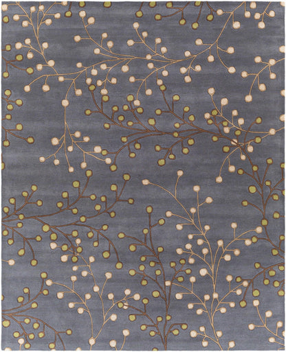 Elsu Brown Beige Wool Rug - Quahog Bay Bedding