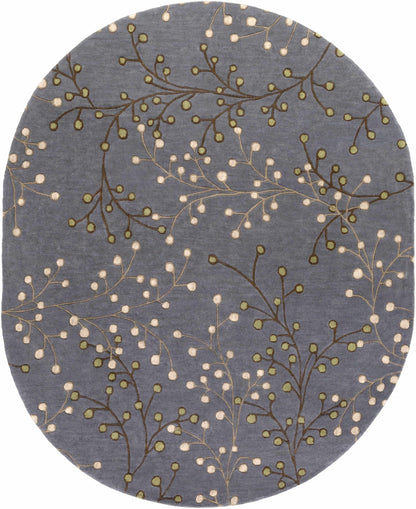 Elsu Brown Beige Wool Rug - Quahog Bay Bedding