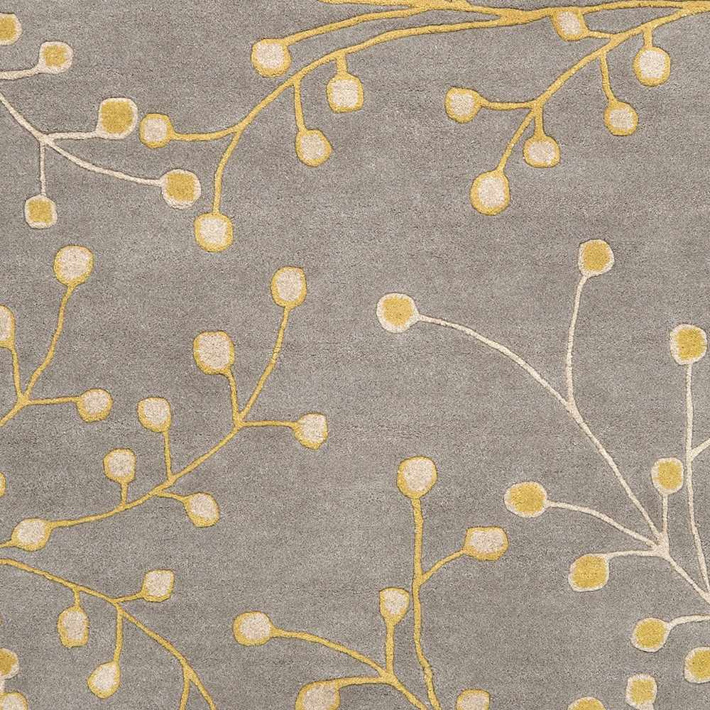 Elsu Mustard Wool Area Rug - Quahog Bay Bedding