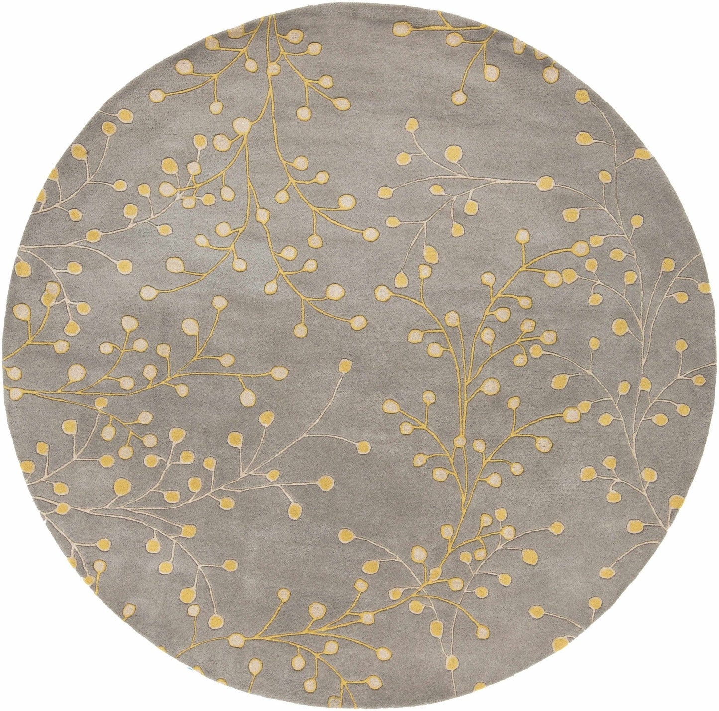 Elsu Mustard Wool Area Rug - Quahog Bay Bedding
