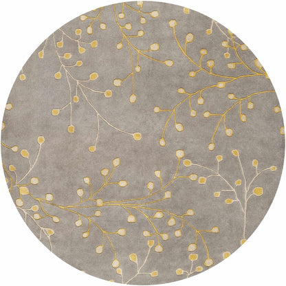 Elsu Mustard Wool Area Rug - Quahog Bay Bedding