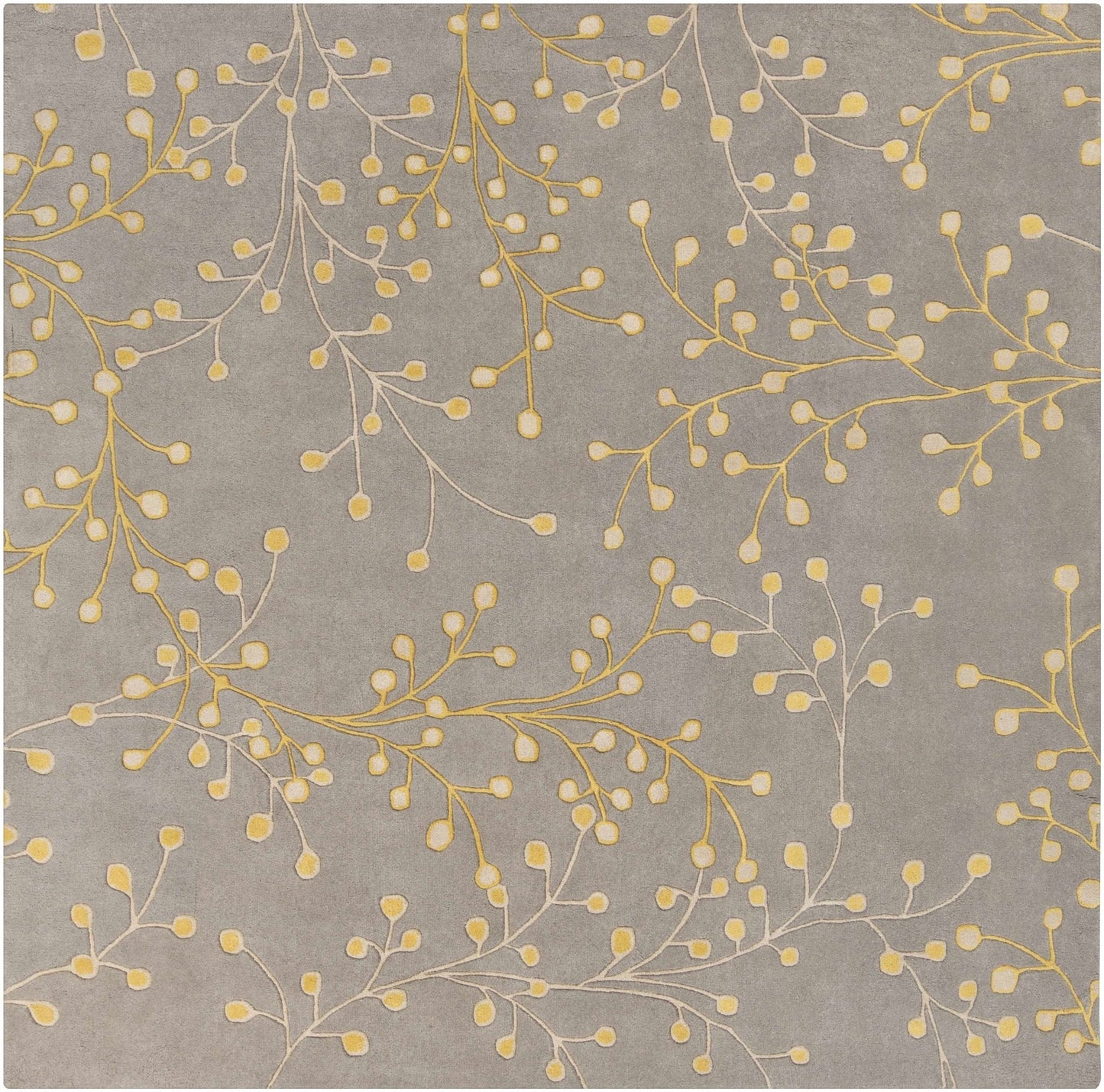 Elsu Mustard Wool Area Rug - Quahog Bay Bedding