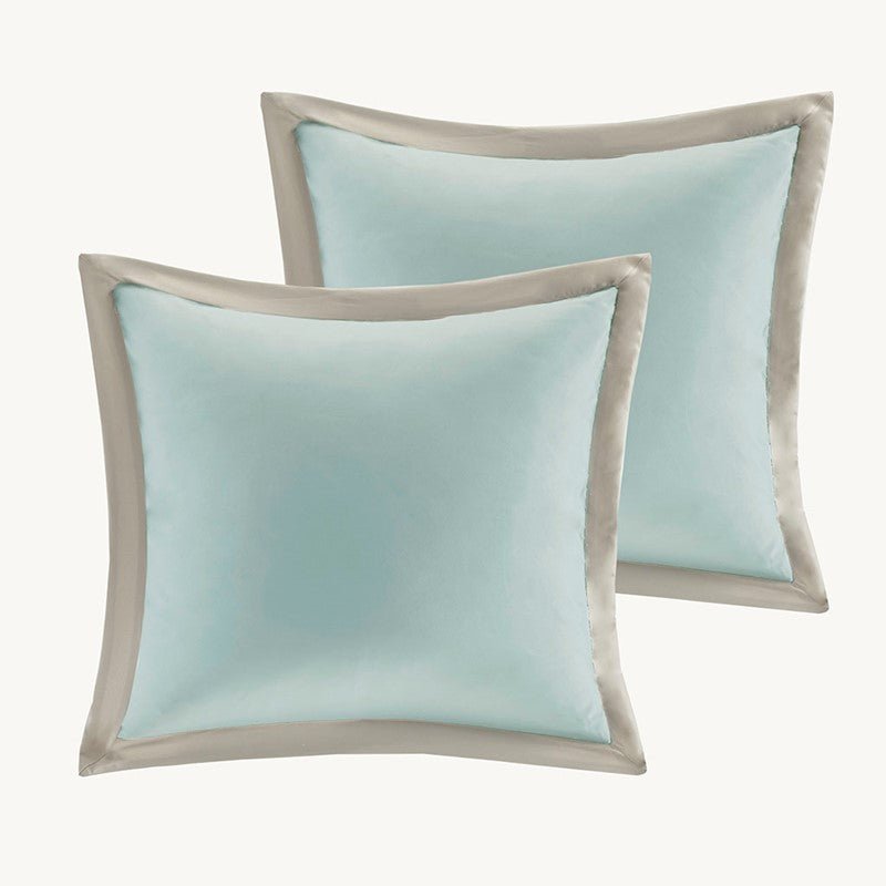 510 Design Shawnee Blue Medallion Comforter Set 8PC Seafoam - Quahog Bay Bedding
