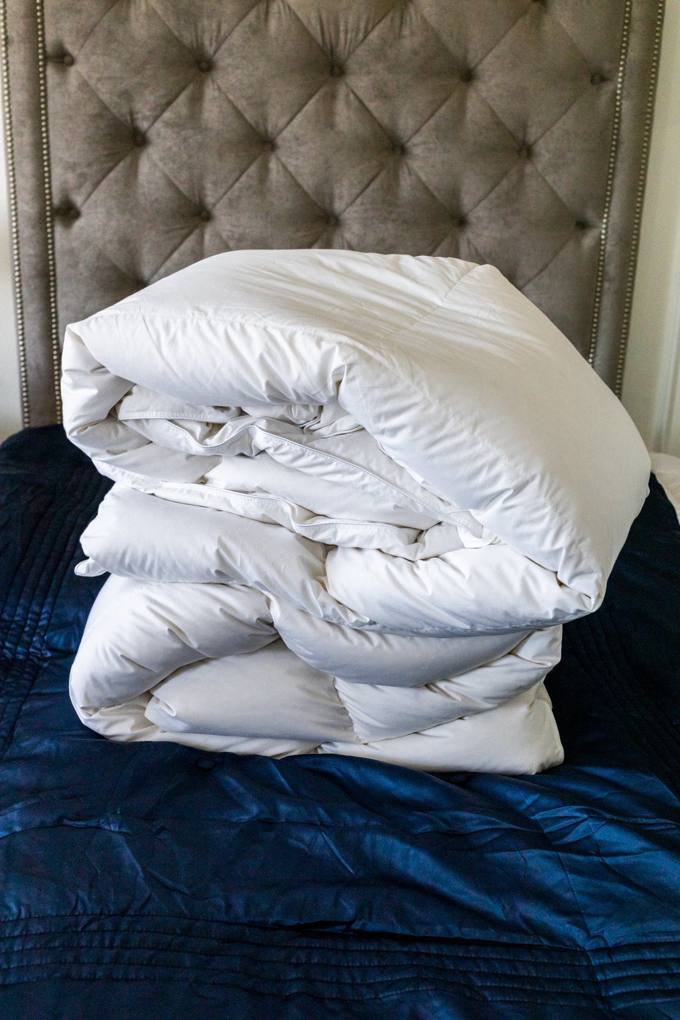 Emerson Comforter - Luxury American Made Down - Quahog Bay Bedding