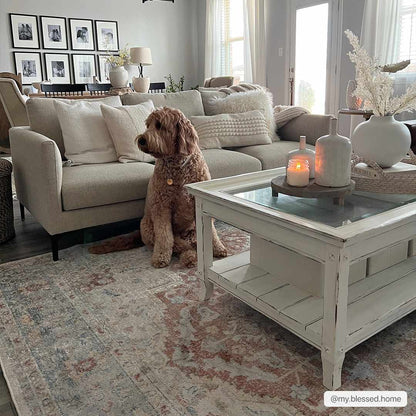 Emke Flat Pile Washable Rug - Quahog Bay Bedding