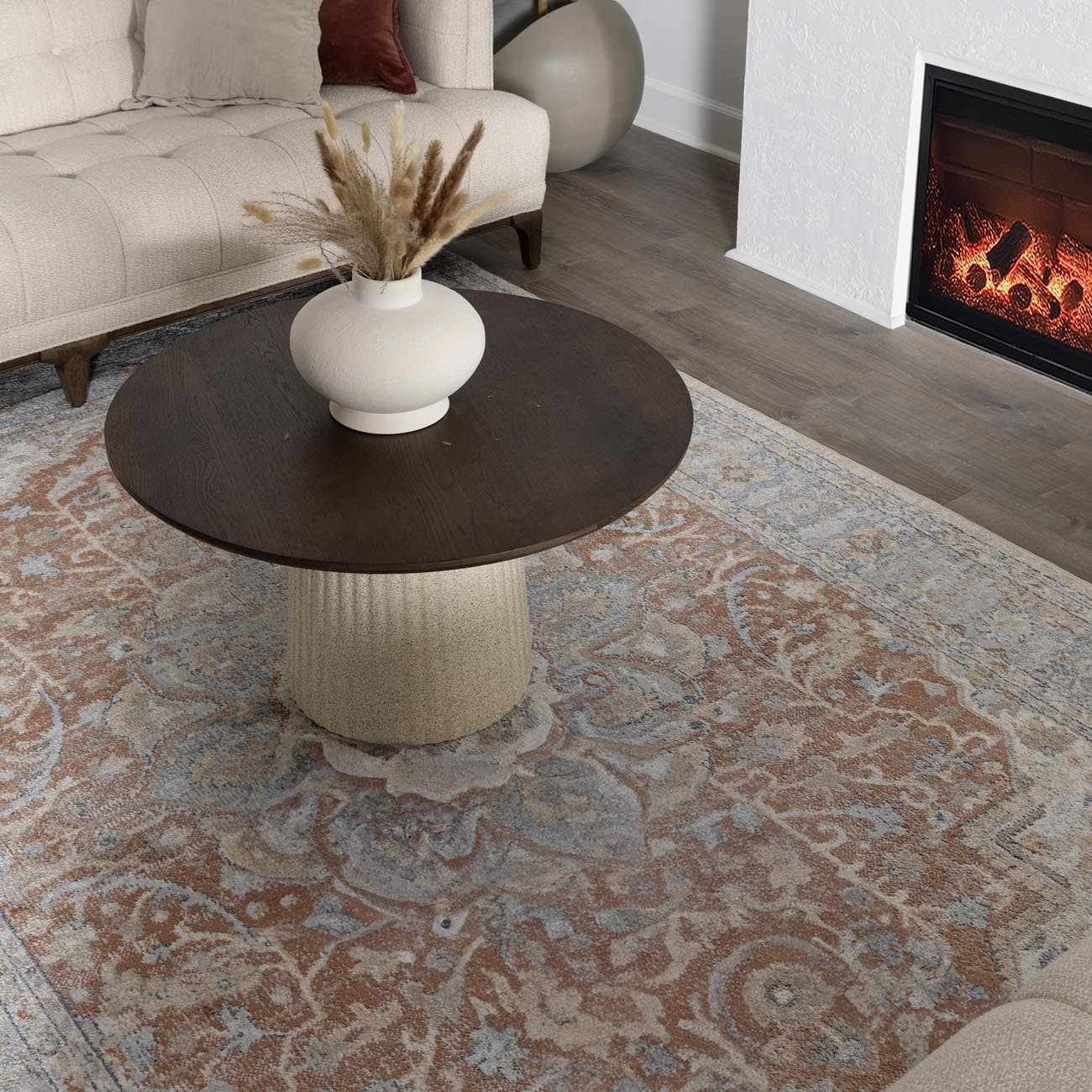 Emke Flat Pile Washable Rug - Quahog Bay Bedding