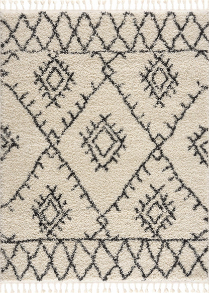 Emlenton Berber Shag with Tassels - Clearance - Quahog Bay Bedding
