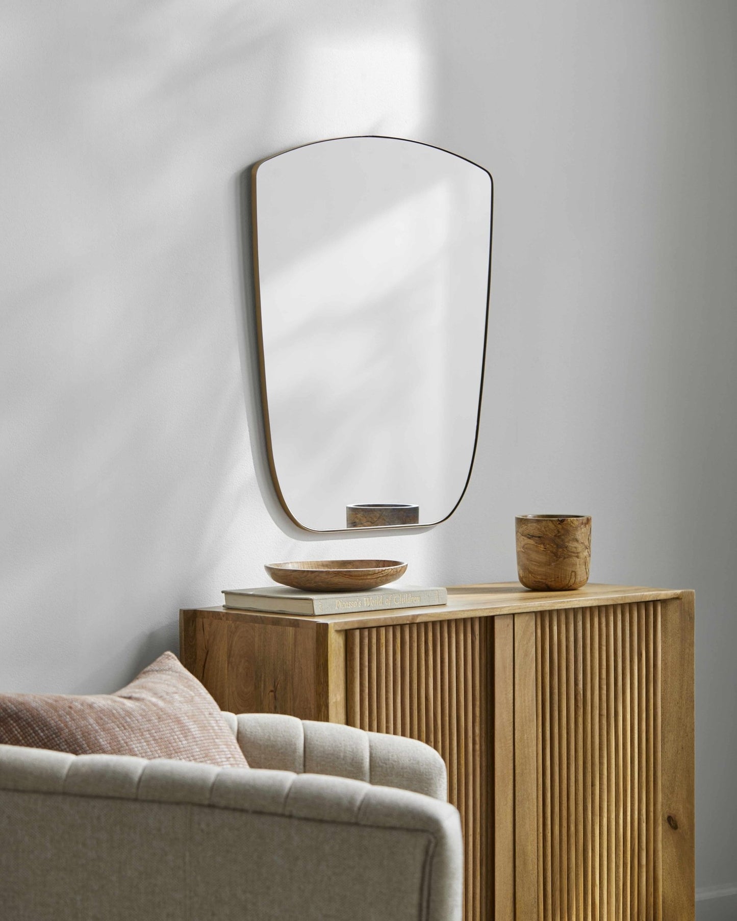 Emmerhout Gold Carved Mirror - Quahog Bay Bedding