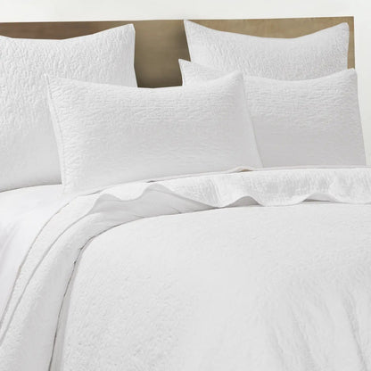 Emory White Quilt Set - Quahog Bay Bedding