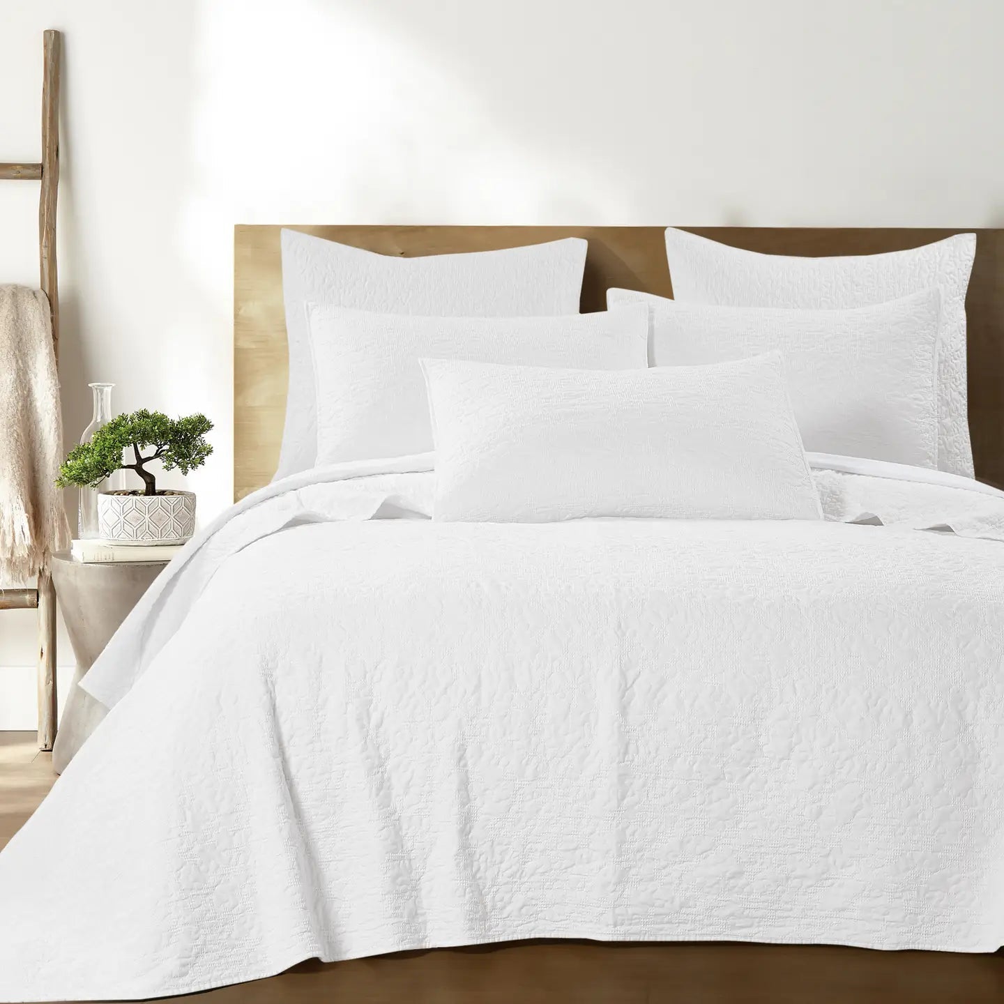 Emory White Quilt Set - Quahog Bay Bedding