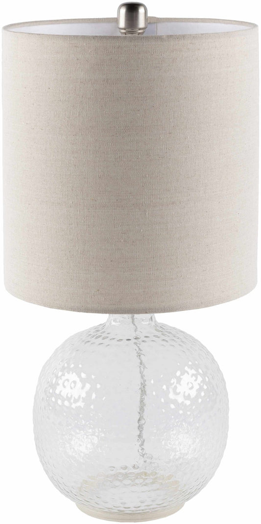 Enetai Glass White Table Lamp - Quahog Bay Bedding