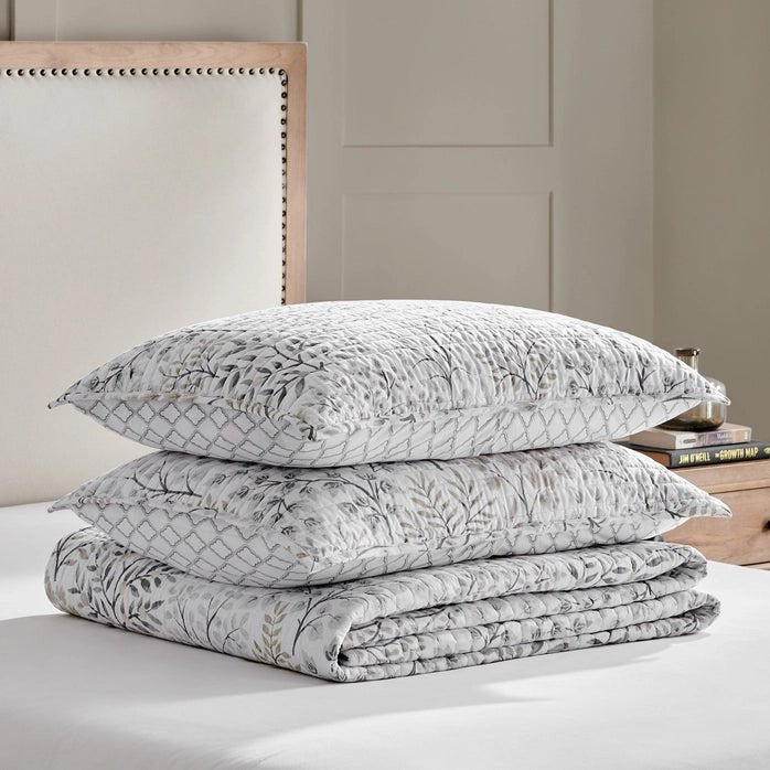 English Forest Cotton Quilt Set - Natural - Quahog Bay Bedding