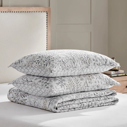 English Forest Cotton Quilt Set - Natural - Quahog Bay Bedding