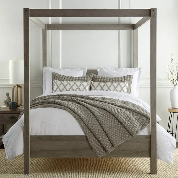 English Forest Leaf Pillow - Quahog Bay Bedding