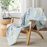 English Forest Quilted Throw - Green - Quahog Bay Bedding