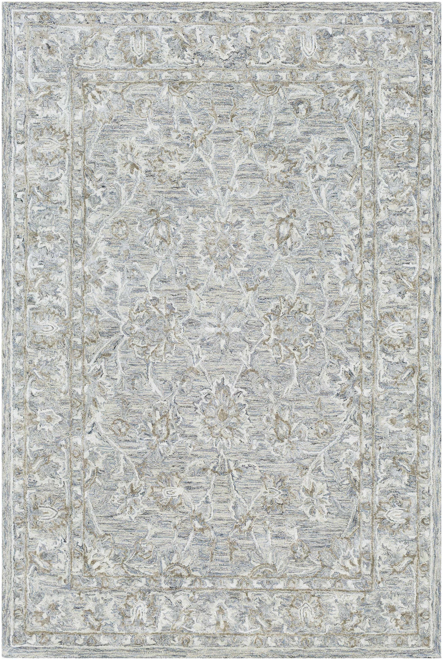 Eriline Wool & Faux Silk Rug