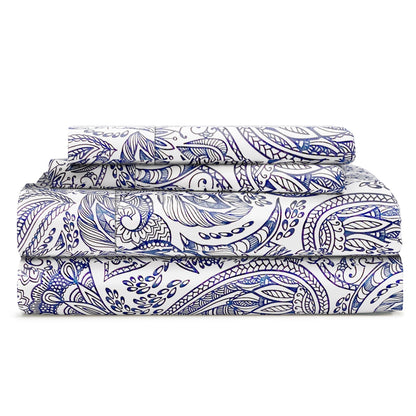 Everyday Pattern Bed Sheets - Cooling Print Bed Sheets - Quahog Bay Bedding
