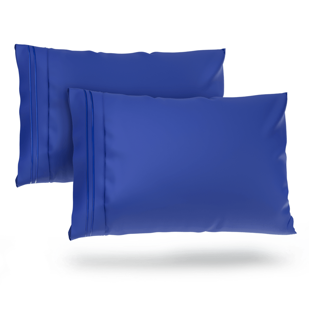 Luxurious Everyday Pillowcase Sets - Durable Microfiber Fabric, Secure Fit, Ultra-Soft - Quahog Bay Bedding