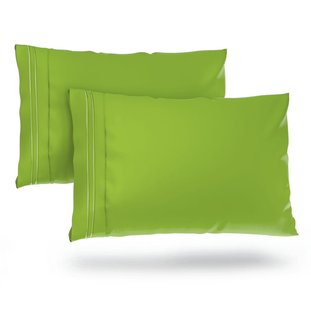 Luxurious Everyday Pillowcase Sets - Durable Microfiber Fabric, Secure Fit, Ultra-Soft - Quahog Bay Bedding
