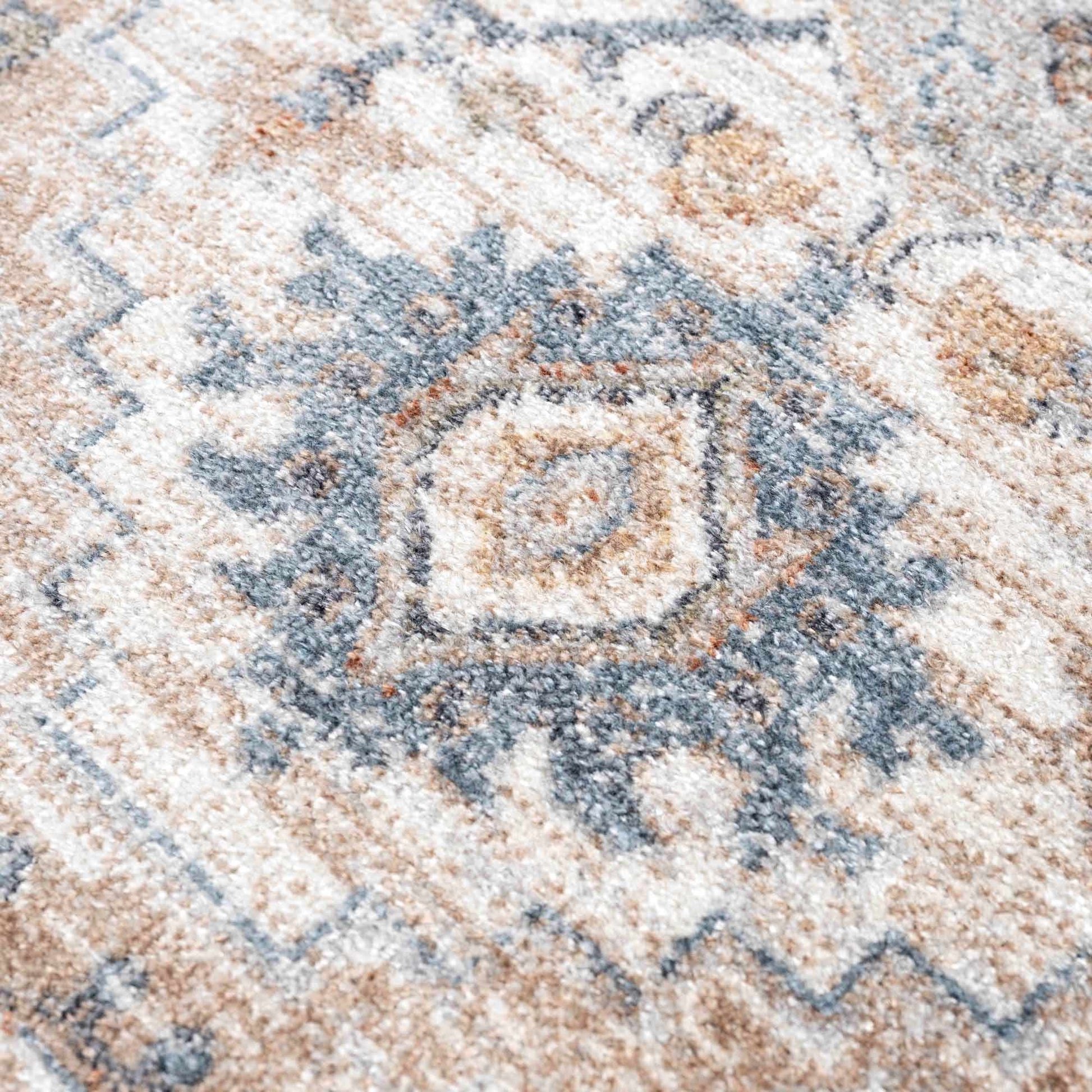 Ezri Flat Pile Washable Rug - Quahog Bay Bedding