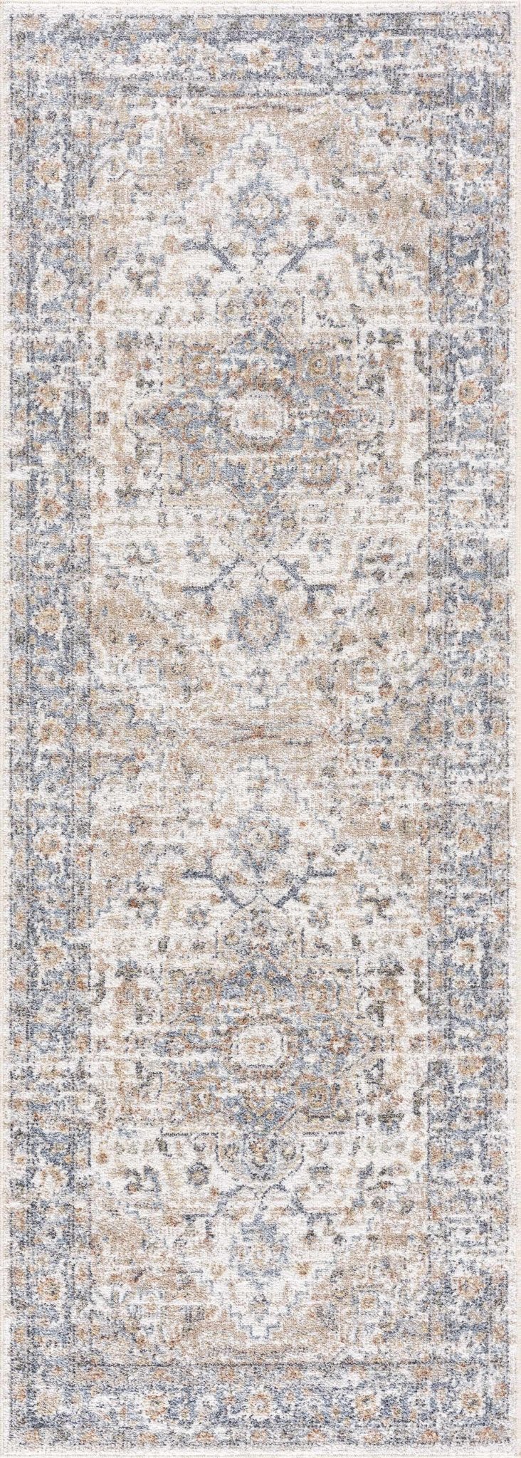 Ezri Flat Pile Washable Rug - Quahog Bay Bedding
