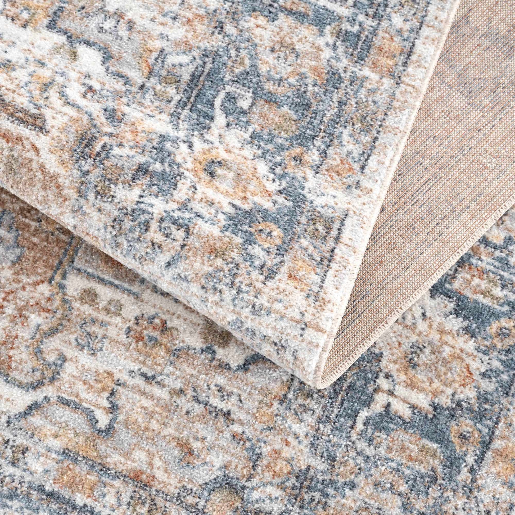 Ezri Flat Pile Washable Rug - Quahog Bay Bedding