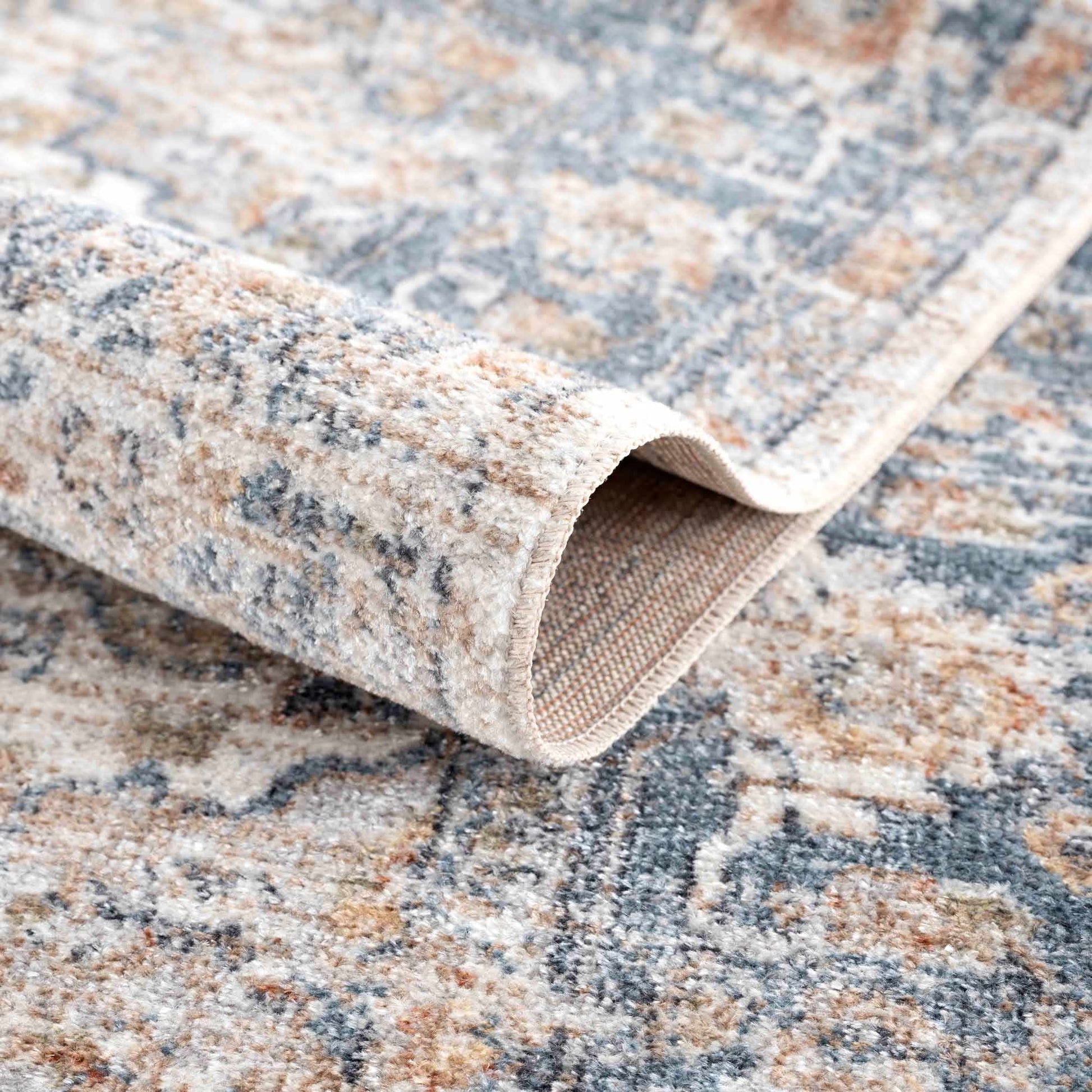 Ezri Flat Pile Washable Rug - Quahog Bay Bedding