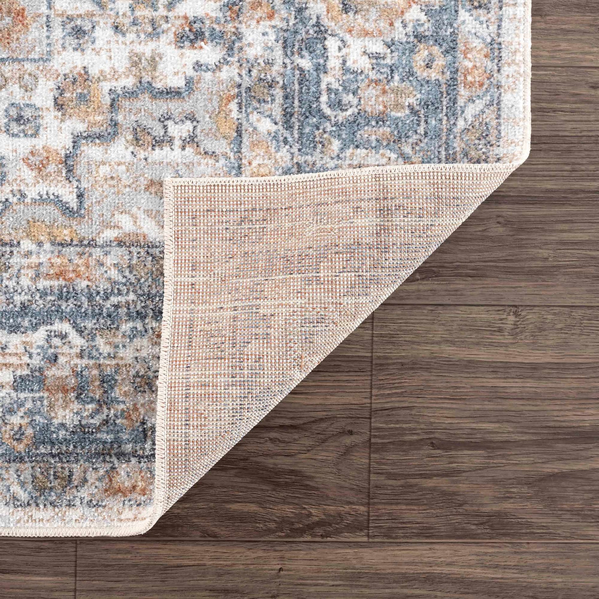 Ezri Flat Pile Washable Rug - Quahog Bay Bedding