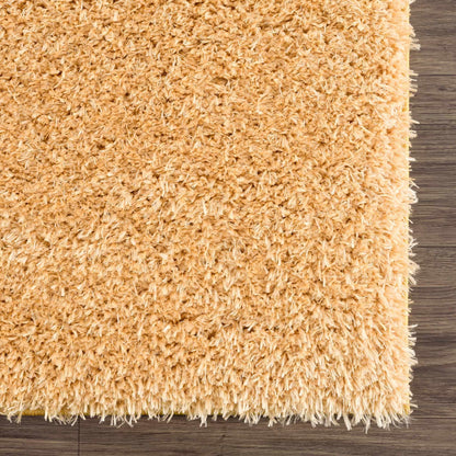 Faina Gold Yellow Washable Shag Rug - Quahog Bay Bedding