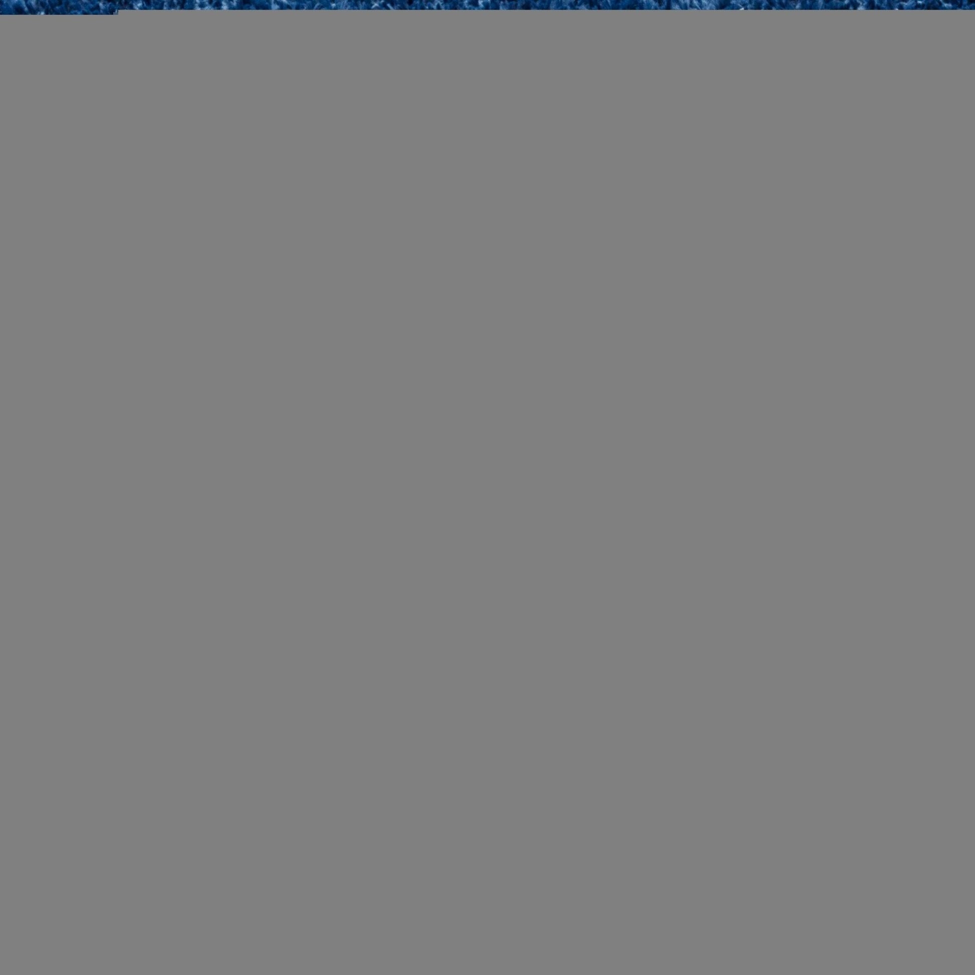 Faina Solid Dark Blue Shag Rug Washable - Quahog Bay Bedding