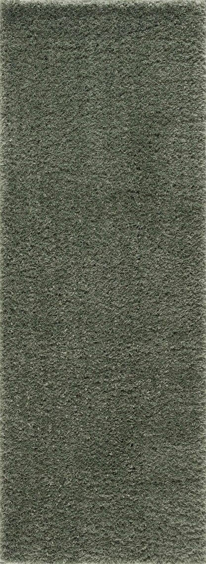Faina Solid Green Shag Rug Washable - Quahog Bay Bedding