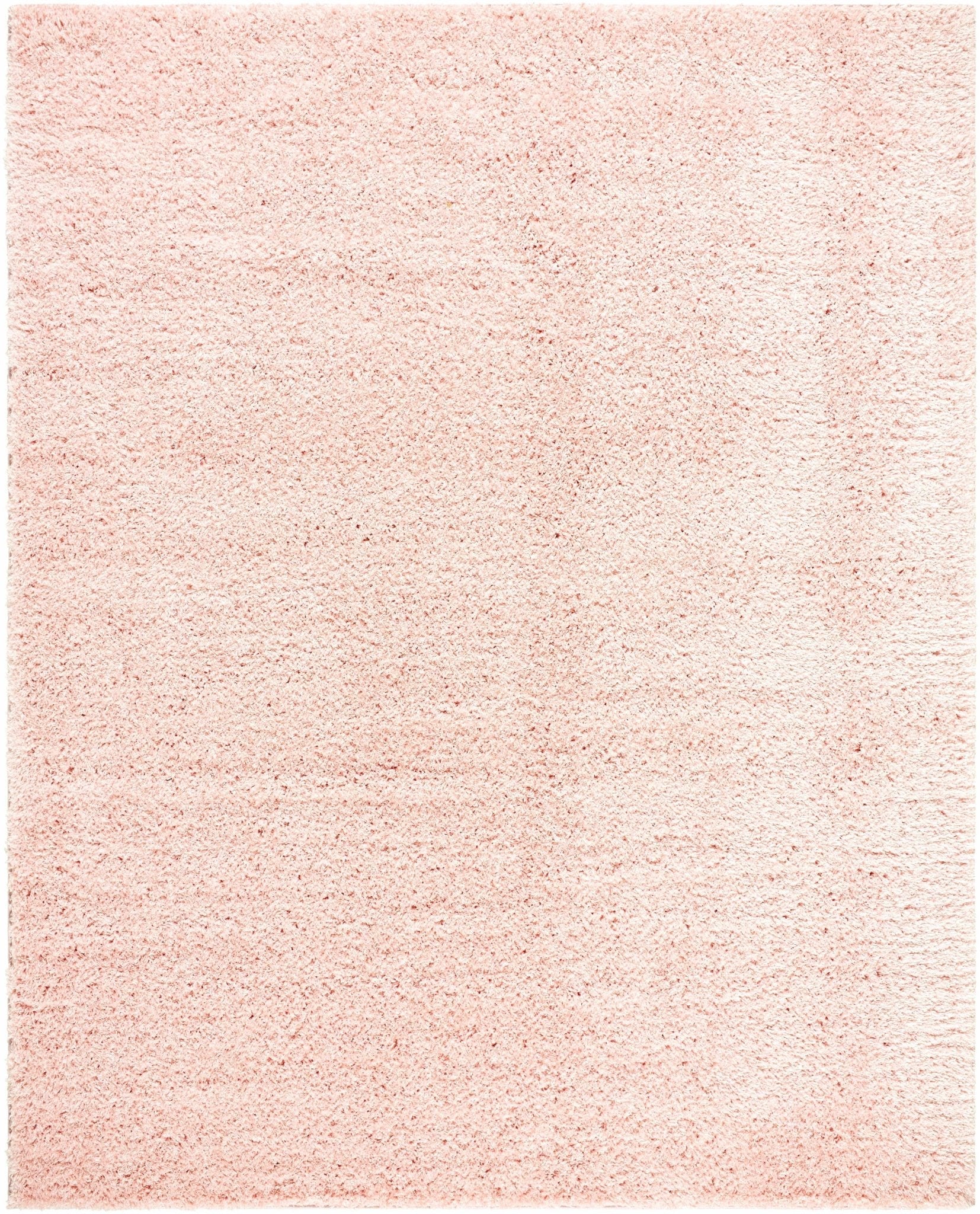 Faina Solid Pink Shag Rug Washable - Quahog Bay Bedding