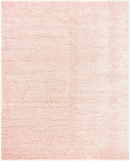 Faina Solid Pink Shag Rug Washable - Quahog Bay Bedding