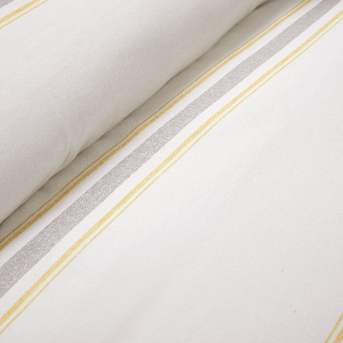 Farmhouse Stripe 100% Cotton Duvet Cover Set - Quahog Bay Bedding