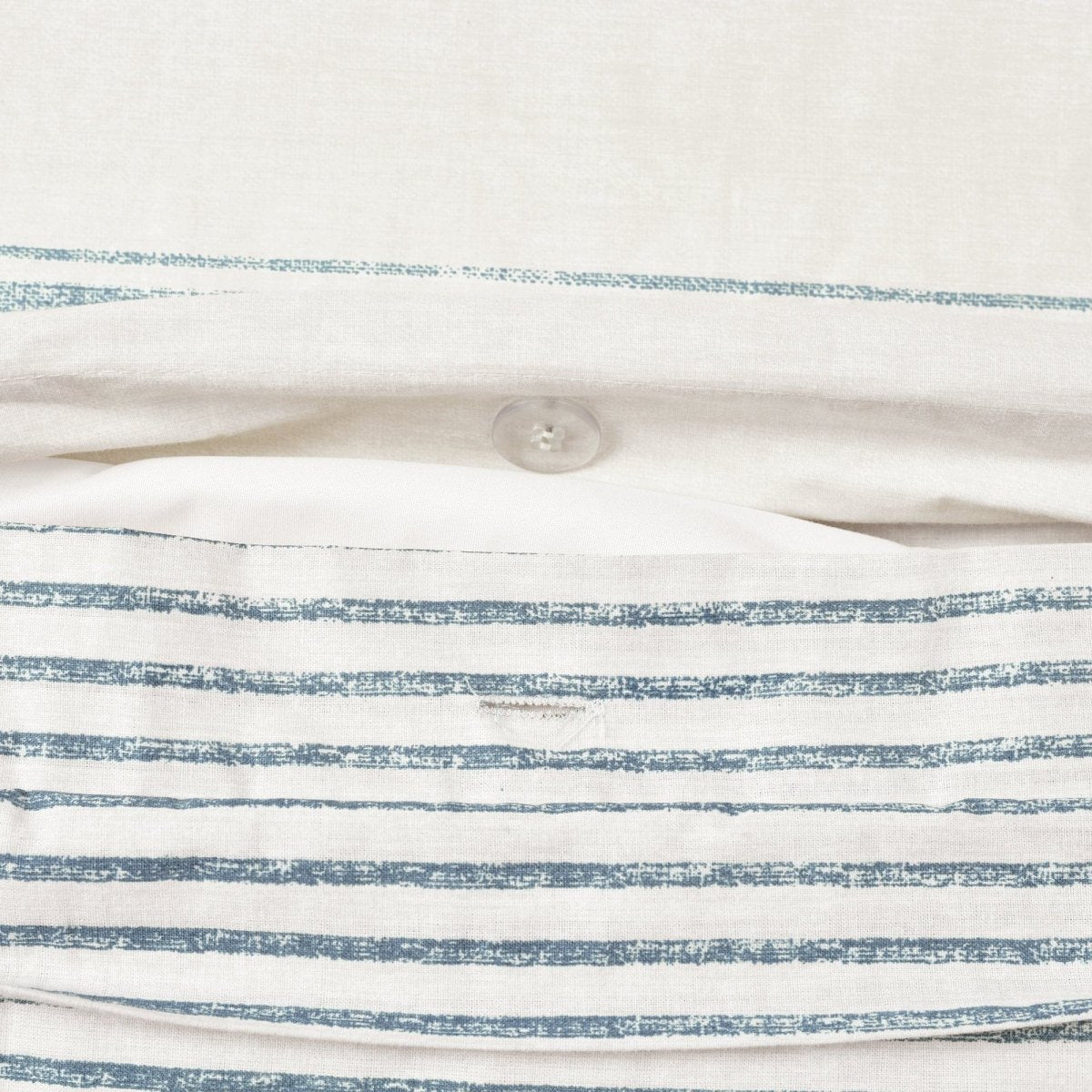 Farmhouse Stripe 100% Cotton Duvet Cover Set - Quahog Bay Bedding
