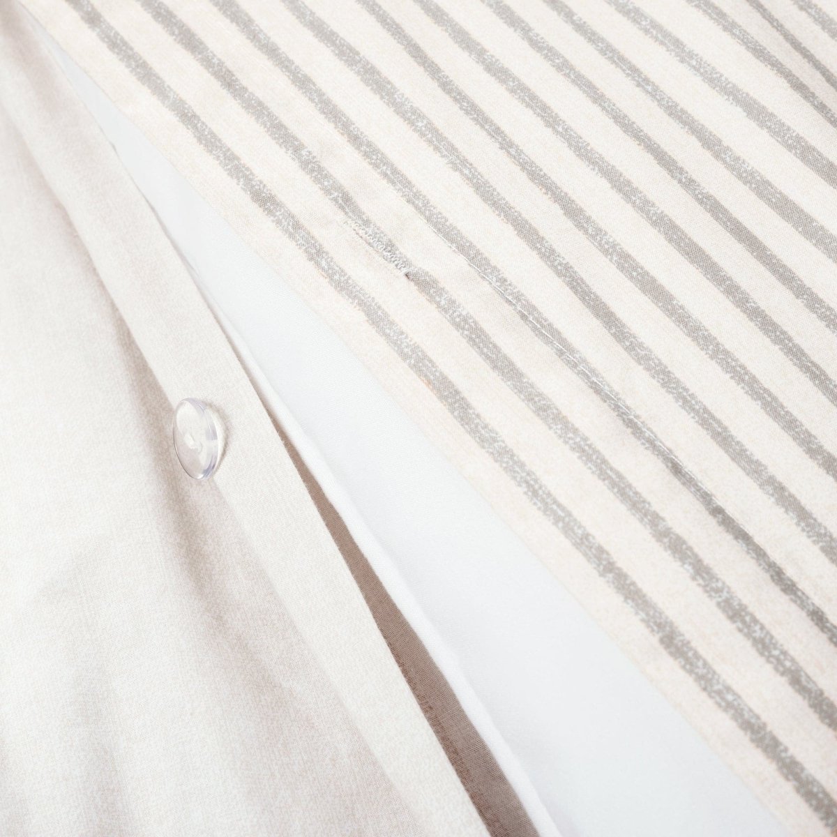 Farmhouse Stripe 100% Cotton Duvet Cover Set - Quahog Bay Bedding
