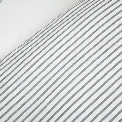 Farmhouse Stripe 100% Cotton Duvet Cover Set - Quahog Bay Bedding