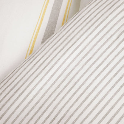 Farmhouse Stripe 100% Cotton Duvet Cover Set - Quahog Bay Bedding