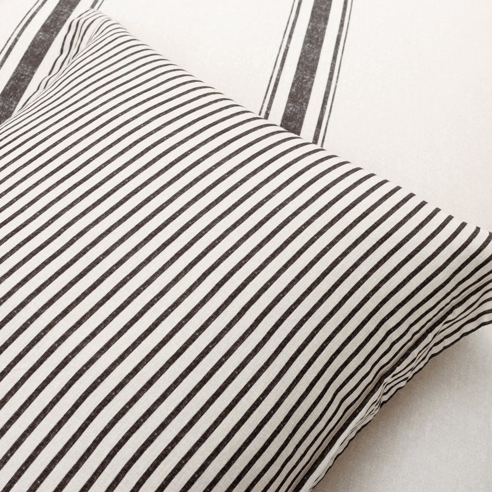 Farmhouse Stripe 100% Cotton Duvet Cover Set - Quahog Bay Bedding