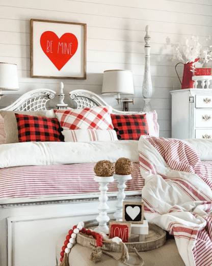 Farmhouse Stripe Reversible Comforter Set - Quahog Bay Bedding